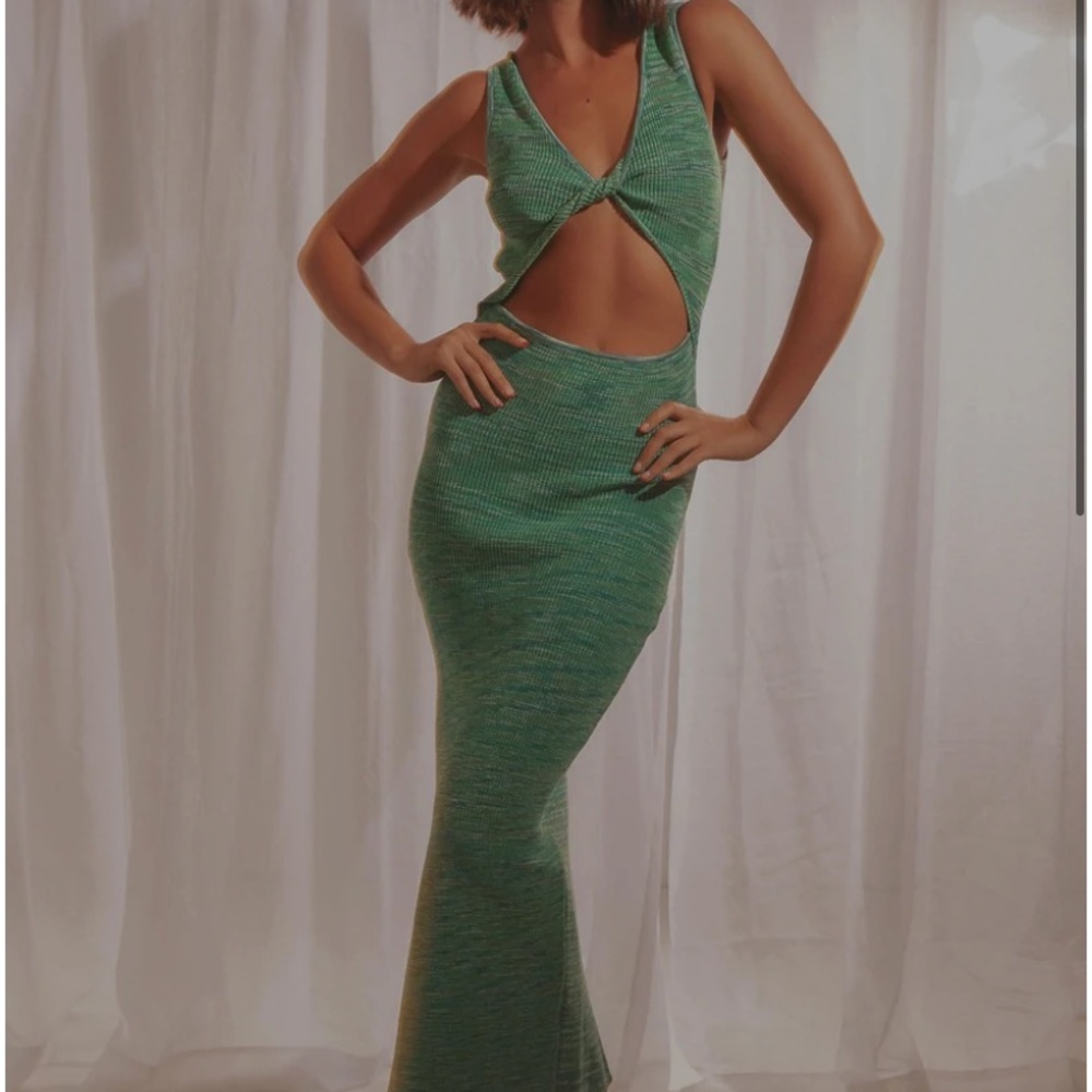 Peppermayo- Isla Knit Midi Dress💚💚💚